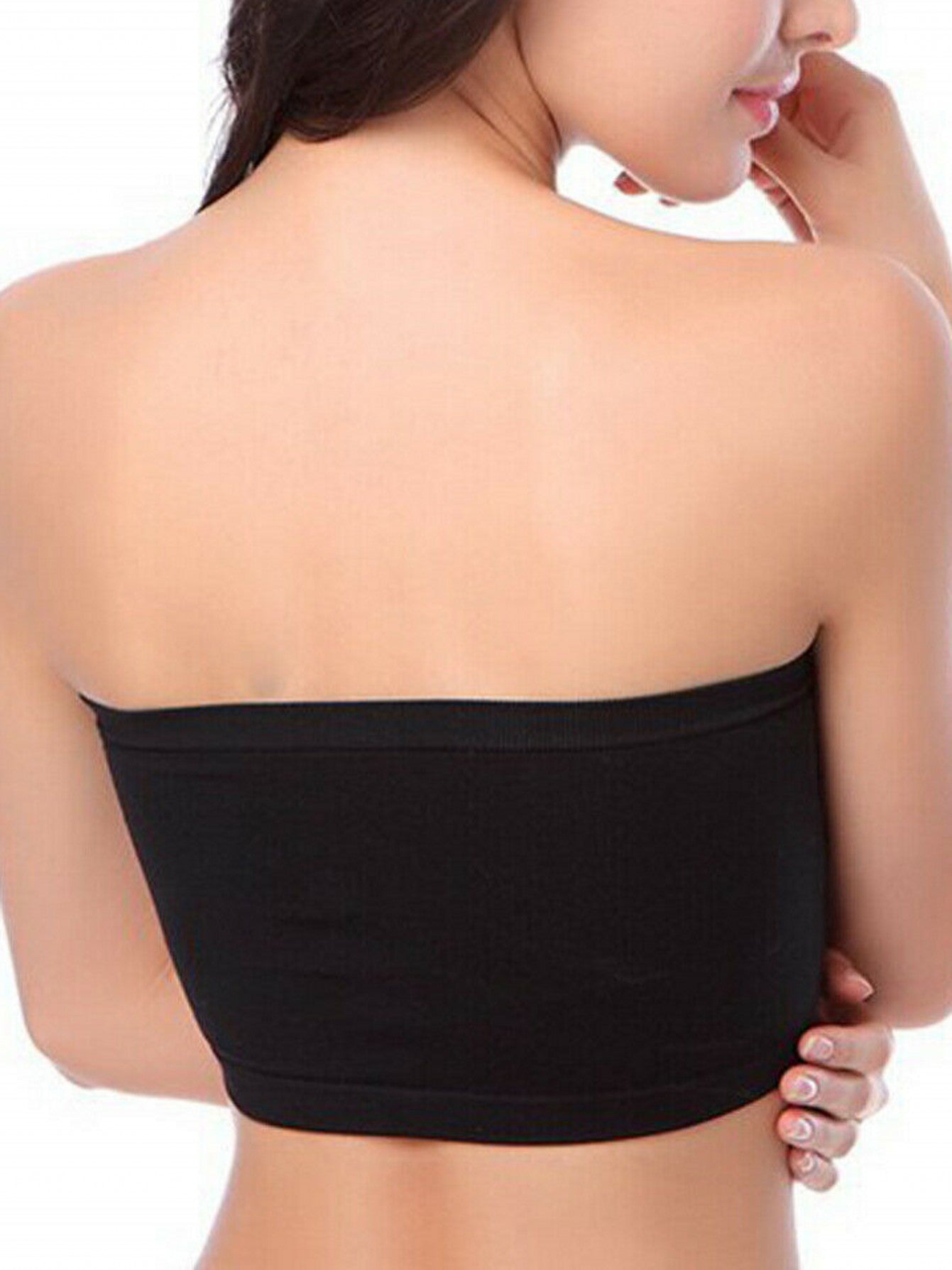 Plus-size Double-layer Anti-slip Underwire Bra with Padded Cups, No-wire Design, and One-piece Style