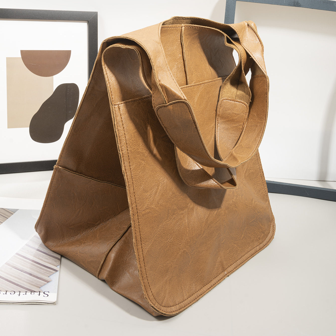 MAJUE Large Vintage Beach Tote Bag with ic Closure - Heavy-Duty Capacity for Pool, Travel, Shopping & - Fixed Shoulder Strap Handbag, Elegant Solid (Available in) -  Easy-Care Handbags