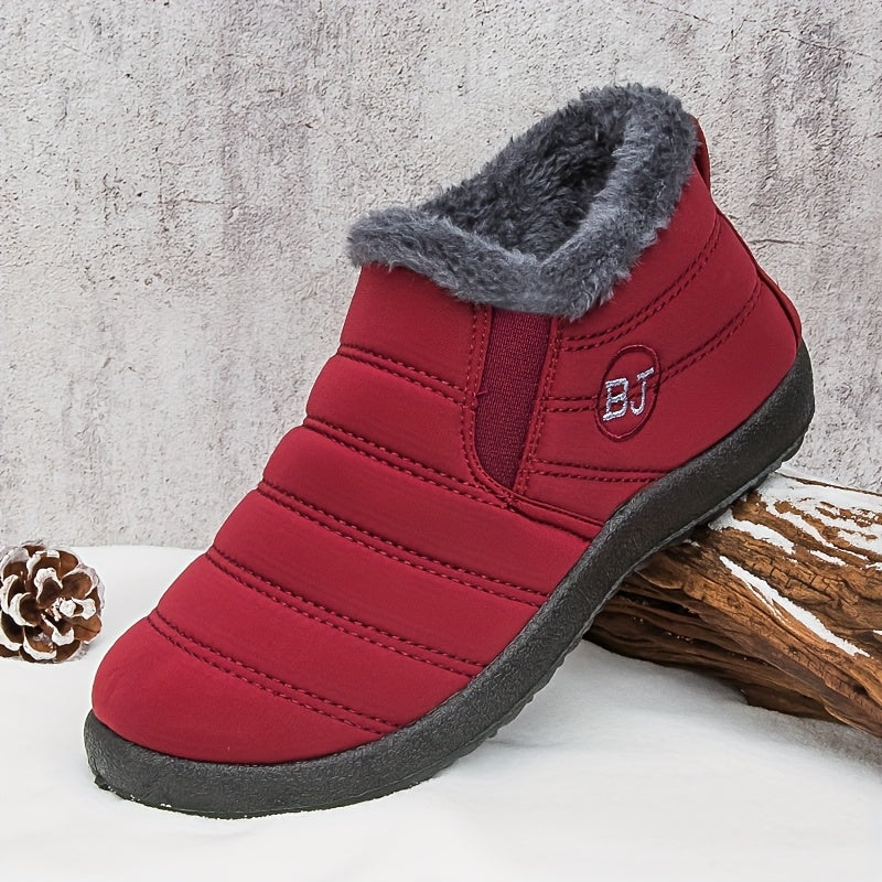 Women Winter Boots Slip On Winter Shoes For Women Ankle Boots Female Snow Boots