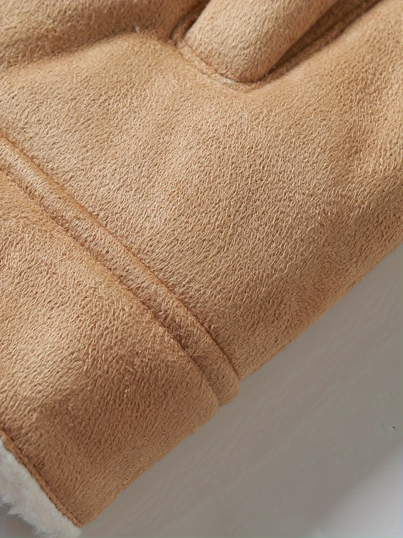 H01 Faux Fur Coat Composite Plush Thickened Warm Men's Jacket