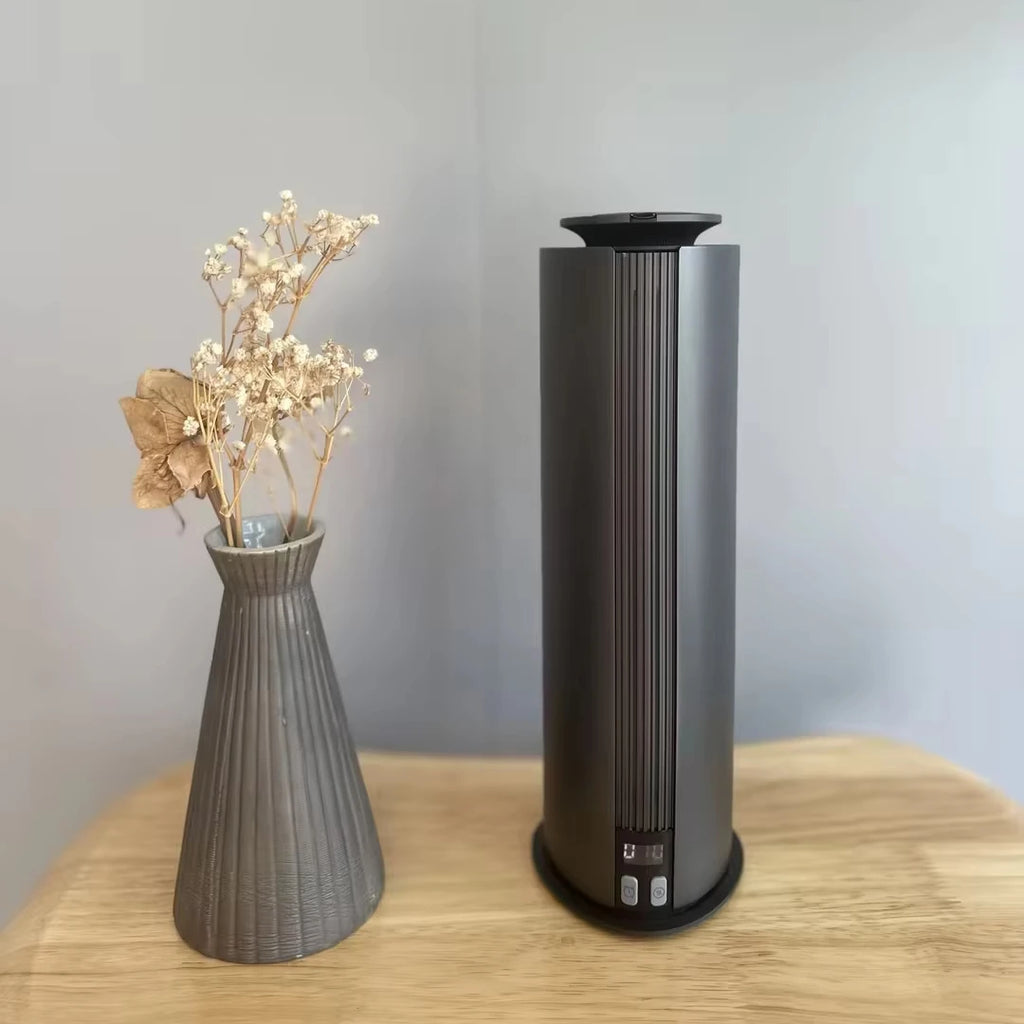 Newly Launched Electric Rechargeable Cool Mist Aroma Diffuser Machine Waterless Scent Nebulizer Tower Targeted Essential Metal