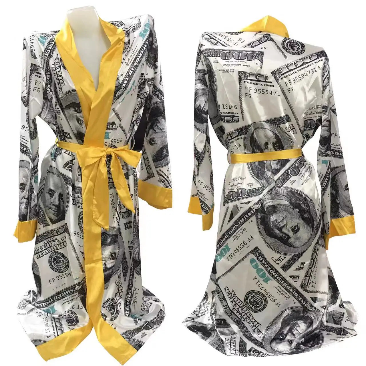Wholesale Fashion Satin Robe Vendor Custom Nighty for Ladies Sexy Hot Sleeping Silk Robes