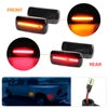 Quality LED Front Rear Side Marker Signal Lights for Dodge RAM 2500HD 3500HD Double Wheel 10-18 New White Red Indicators Lamps