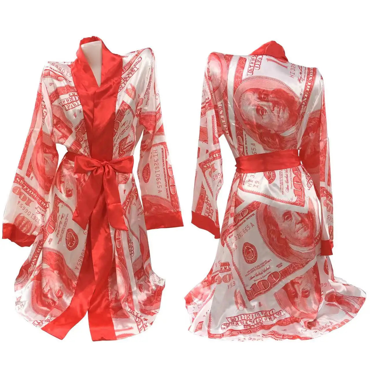 Wholesale Fashion Satin Robe Vendor Custom Nighty for Ladies Sexy Hot Sleeping Silk Robes