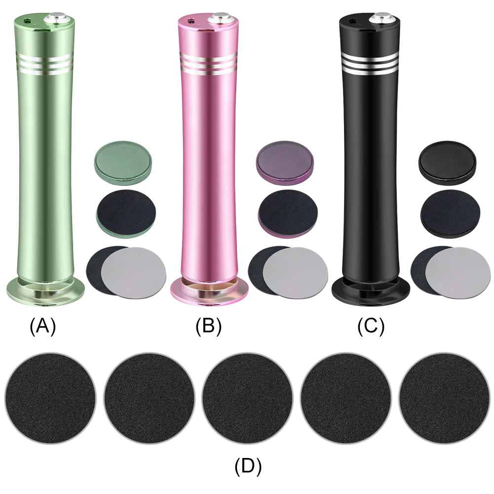 Callus Remover Electric Pedicure Foot Calus Remover Tool Professional Aluminum Callus Remover for Dead Skin and Calluses