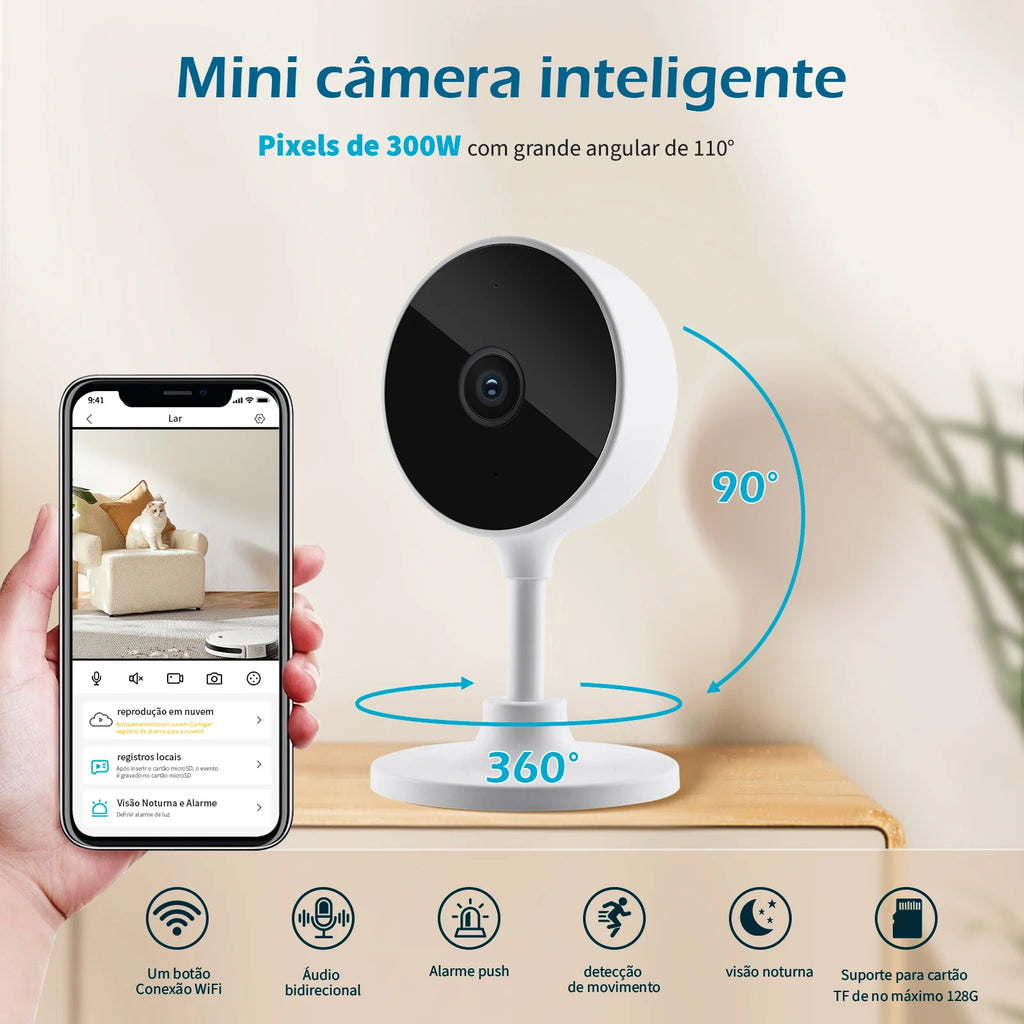 Tuya, Home Surveillance Camera, Wifi Security Camera, Wifi Surveillance Cameras, Monitor, Electronic Baba, Night Vision