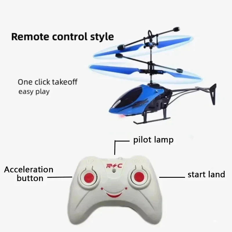Mini RC Drone Rechargeable No Remote Control RC Helicopters Drone Toys Induction Hovering Safe Fall-resistant Rc Airplane Toys
