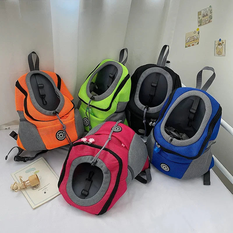 Pet Backpack Breathable Women's Backpack Chest Bag Dog Portable Travel Cat Bag Pet Supplies Cat Bag Small Pet Backpack
