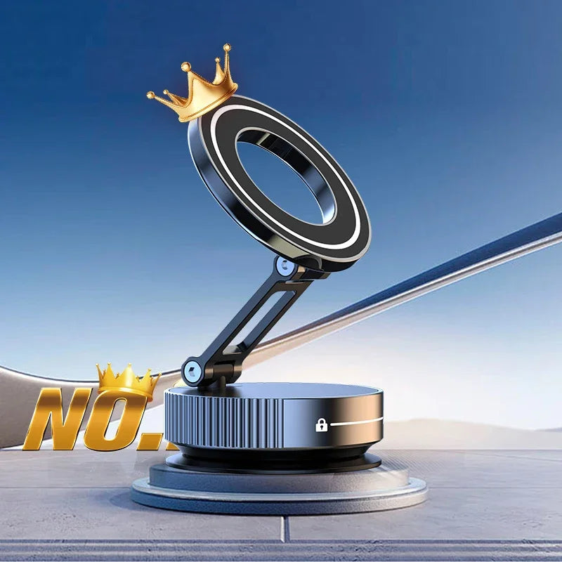 Super Strong Magnetic Phone Holder Foldable Design 360° Adjustable Vacuum Car Mount For Car Desk Bathroom Phone Holder Hot Selle