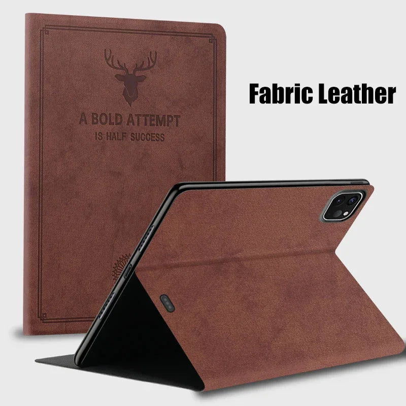 Premium Deer Head New Case for IPad Pro M5 11 13 inch Tablet Case For iPad A16 11 th Air 7 M3 11 13 " Funda Leather Tablet Cover
