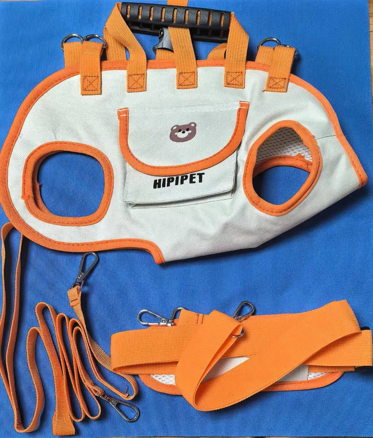 Pet Traction Dog Out Backpack Portable Breathable Backshoulder Crossbody Strap Pet Supplies