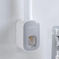 Automatic Toothpaste Dispenser Bathroom Toothpaste Squeezer Punch Free Wall Mounted Tooth Paste Holder Bathroom Accessories