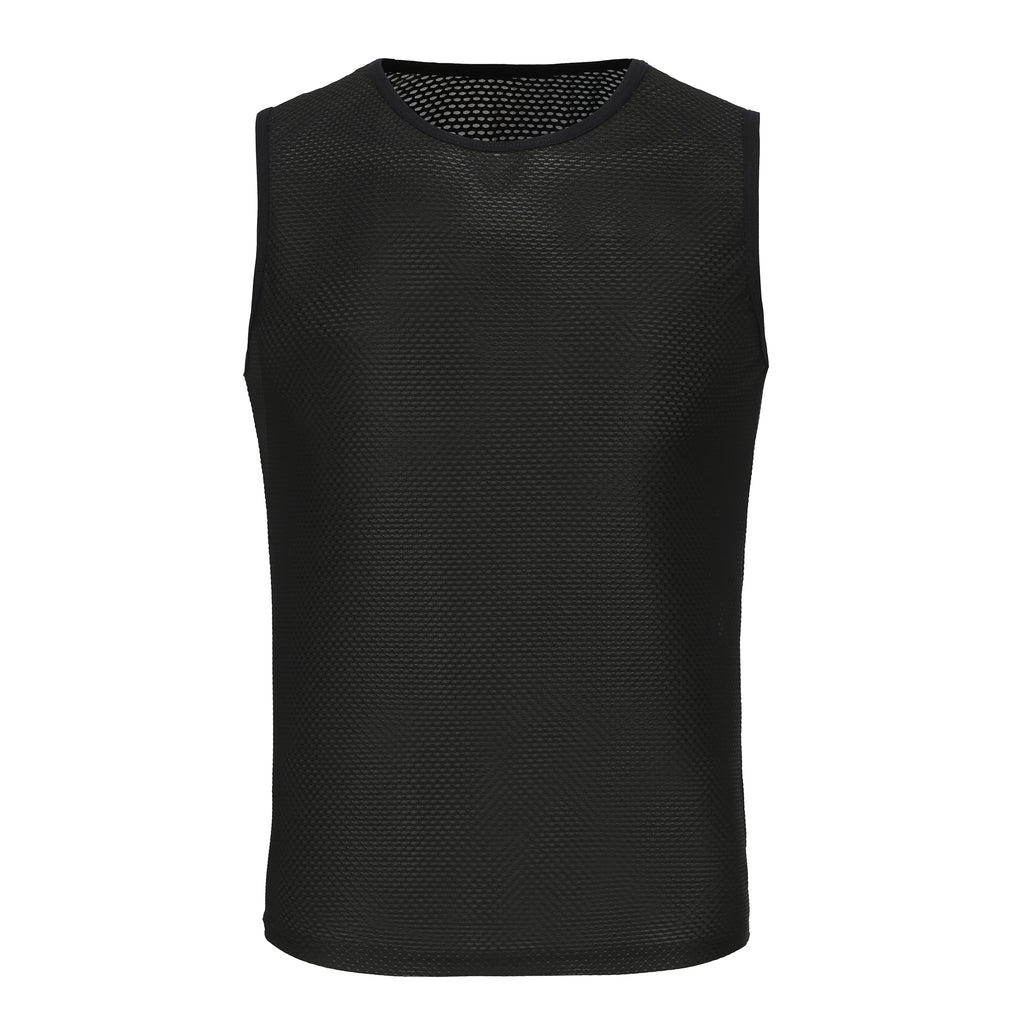 Cycling Reflective Base Layer  Underwear White Cycling Jersey Sport Vest Men Undershirt Quick Dry Elastici Vest Road Bike Jersey
