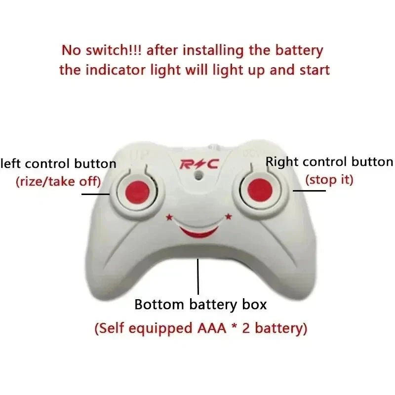 Mini RC Drone Rechargeable No Remote Control RC Helicopters Drone Toys Induction Hovering Safe Fall-resistant Rc Airplane Toys