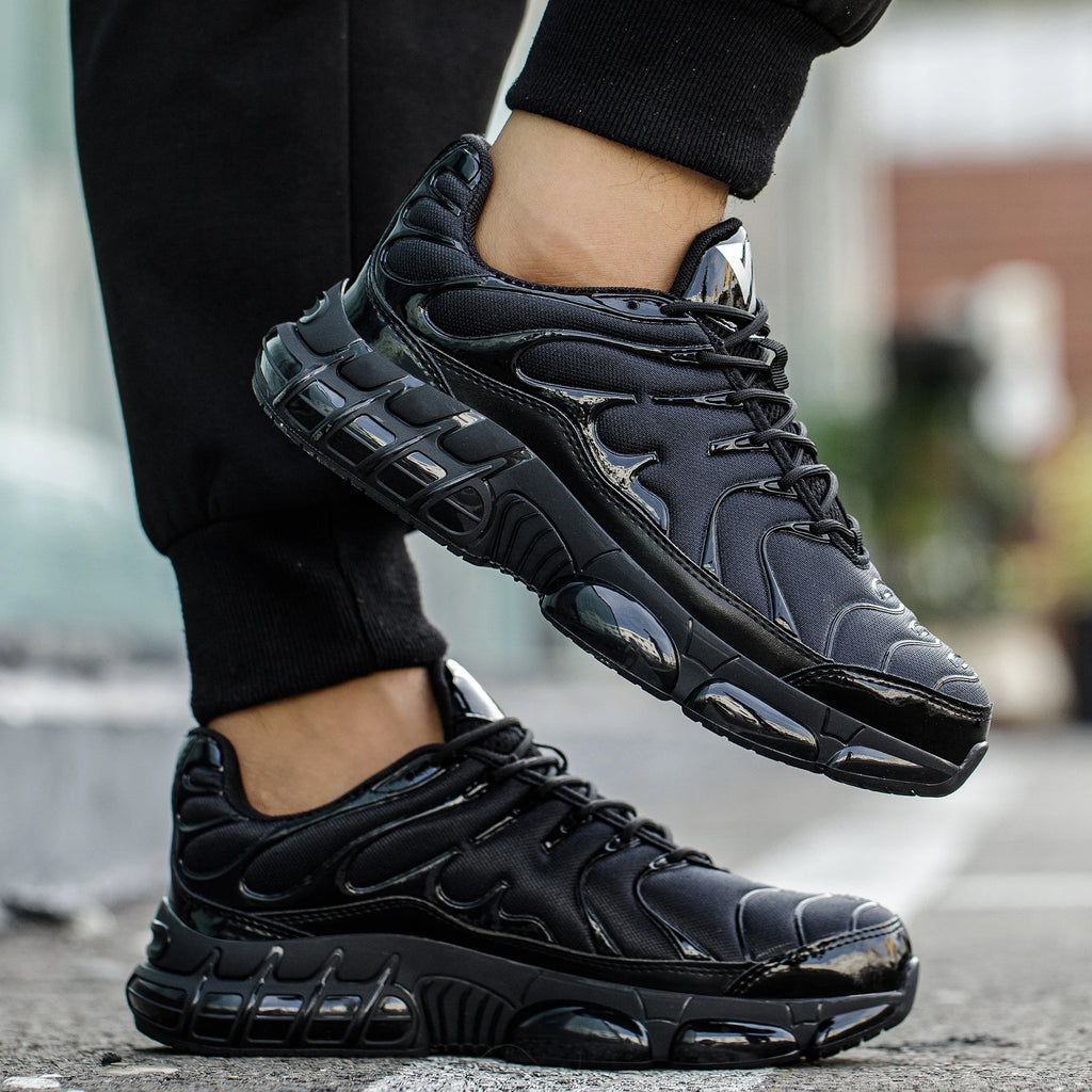 Mens Steel Toe Work Shoes Low Top Adjustable Comfortable Safety Shoes Slip Resistant Work Sneakers Anti-Puncture Anti-smash