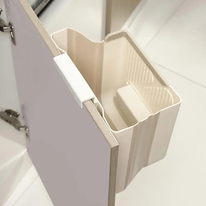 Camper Trash Can Hanging Trash Can Rv Trash Can Foldable Trash Can Household Kitchen Cabinet Hanging Garbage Storage for Kitchen
