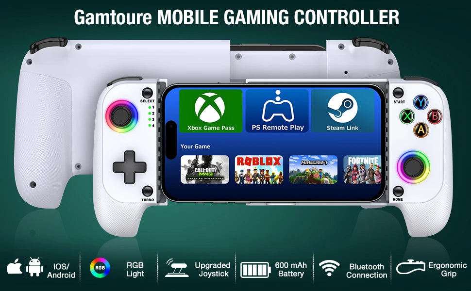 BEBONCOOL MC100 Gamepad Telescopic For Apple IOS Android PUBG COD Stretch Wireless Bluetooth Phone Game Controller Joystick