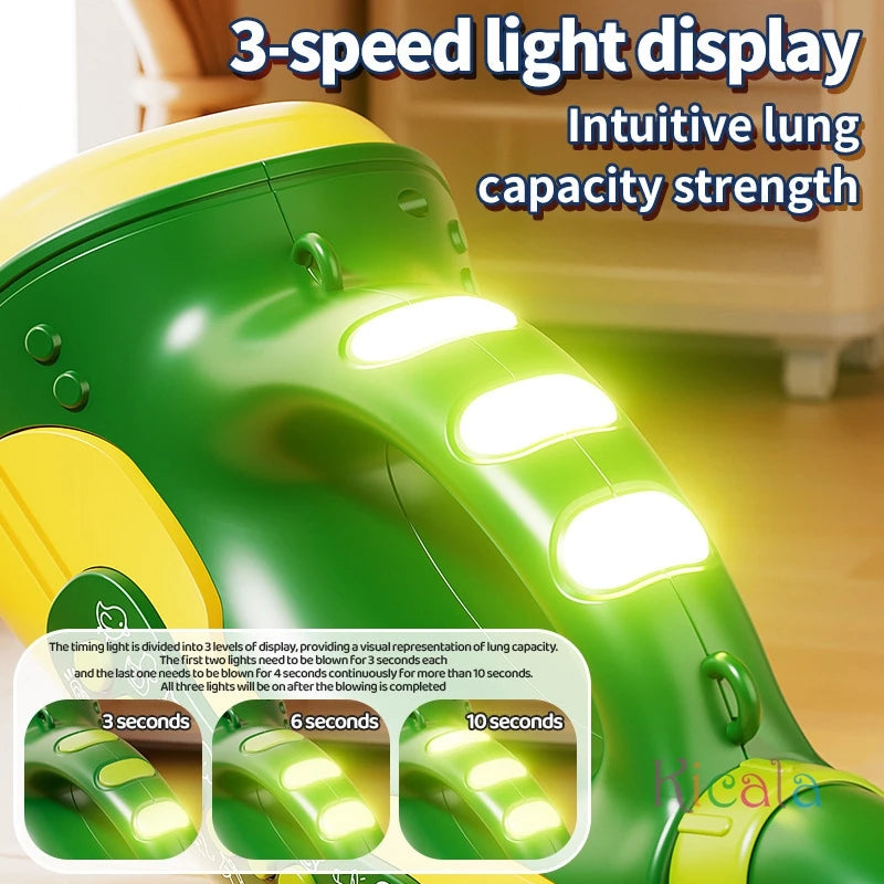 Kids Musical Blow Horn With 30 Realistic Animal Sounds Handheld Sound Amplifier Toy for Lung Capacity & Fun Play Birthday Gift