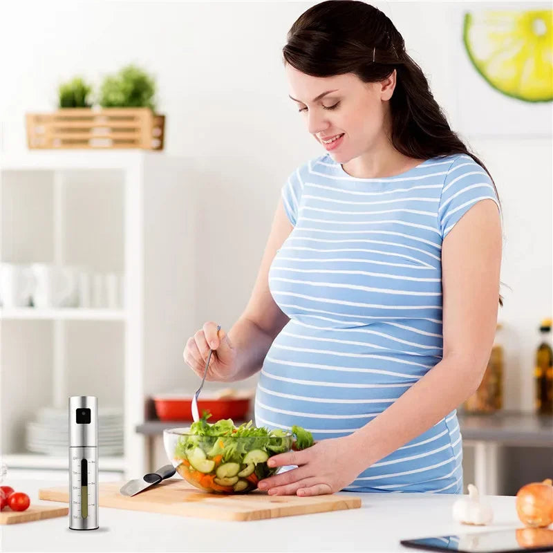 BBQ Baking Olive Oil Spray Bottle 304 Stainless Steel Oil Spray Bottle Vinegar Spray Bottles BQ Sprayer Seasoning Bottle Kitche