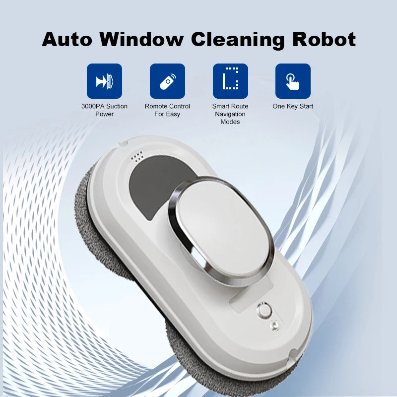 Intelligent Window Cleaning Robot Vacuum Cleaner Robot Window Cleaner Electric Glass  Remote Control for Home