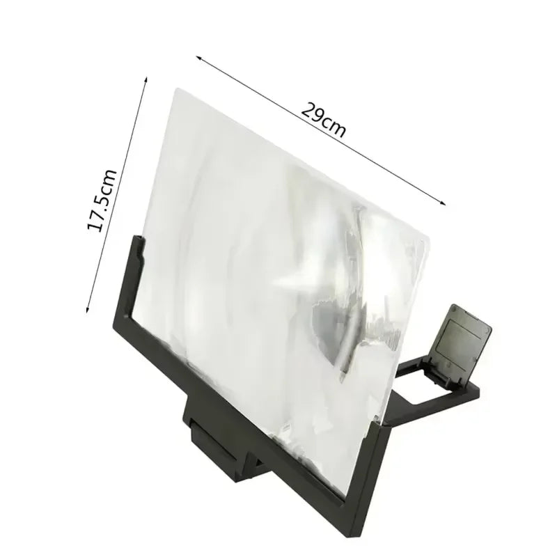 Foldable 3D High-definition Mobile Phone Screen Amplifier Landscape TV Movie Amplifier 14 inch Display Screen Phone Holder Stand