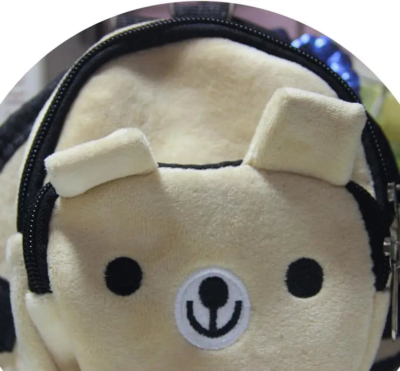 Pet Dog Backpack Durable Puppy Self Carry Backpack Adjustable Leash Cartoon Portable Harness Teddy Dog Outdoor Snack Bag