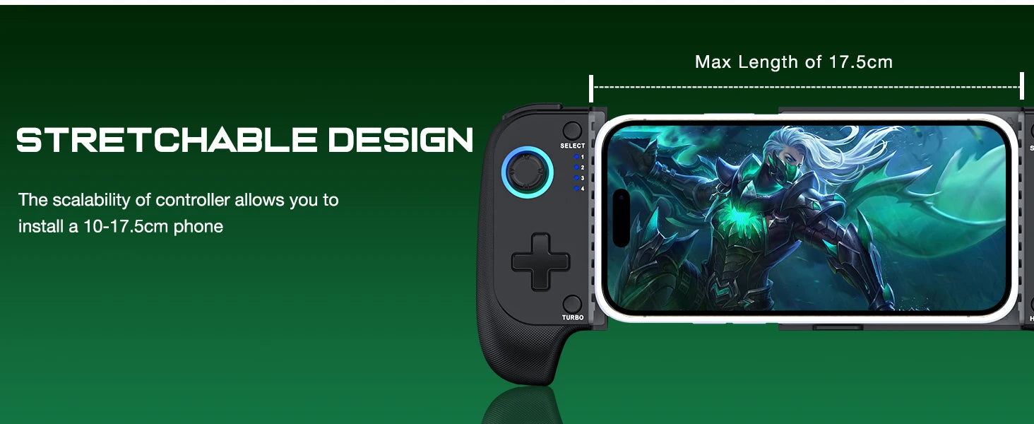 BEBONCOOL MC100 Gamepad Telescopic For Apple IOS Android PUBG COD Stretch Wireless Bluetooth Phone Game Controller Joystick