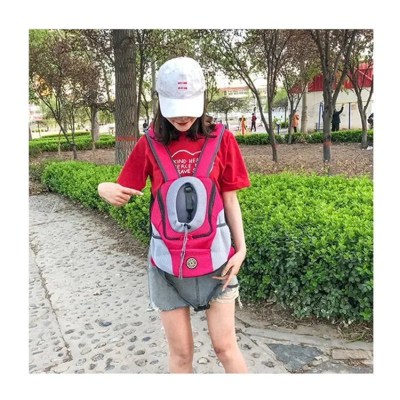 Pet Backpack for Small Medium Dogs Pet Dog Transport Backpack Travel Breathable Dog Carrier Puppy Carrier Pets Carrying Supplies