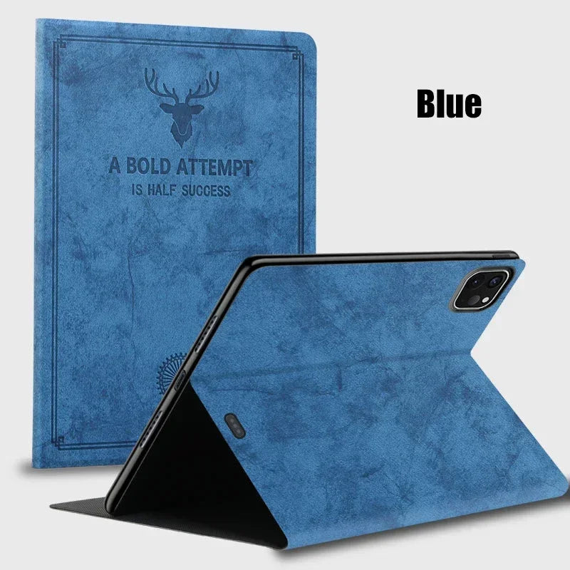 Premium Deer Head New Case for IPad Pro M5 11 13 inch Tablet Case For iPad A16 11 th Air 7 M3 11 13 " Funda Leather Tablet Cover