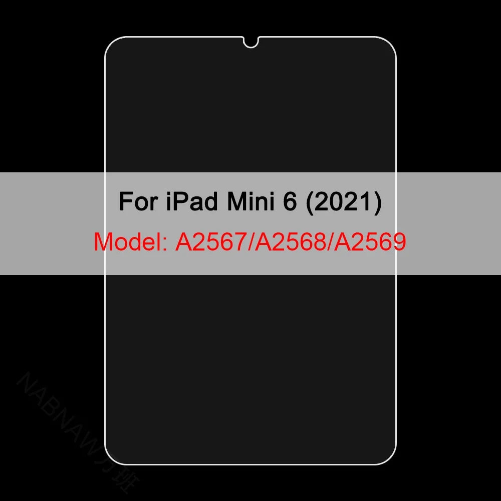 3pcs Tempered Glass For iPad 10 9 8 7 Air 5 4 3 Pro 11 12.9 2022 Screen Protector For iPad 10.2 9th 8th 7th Mini 6 5 Glass Film