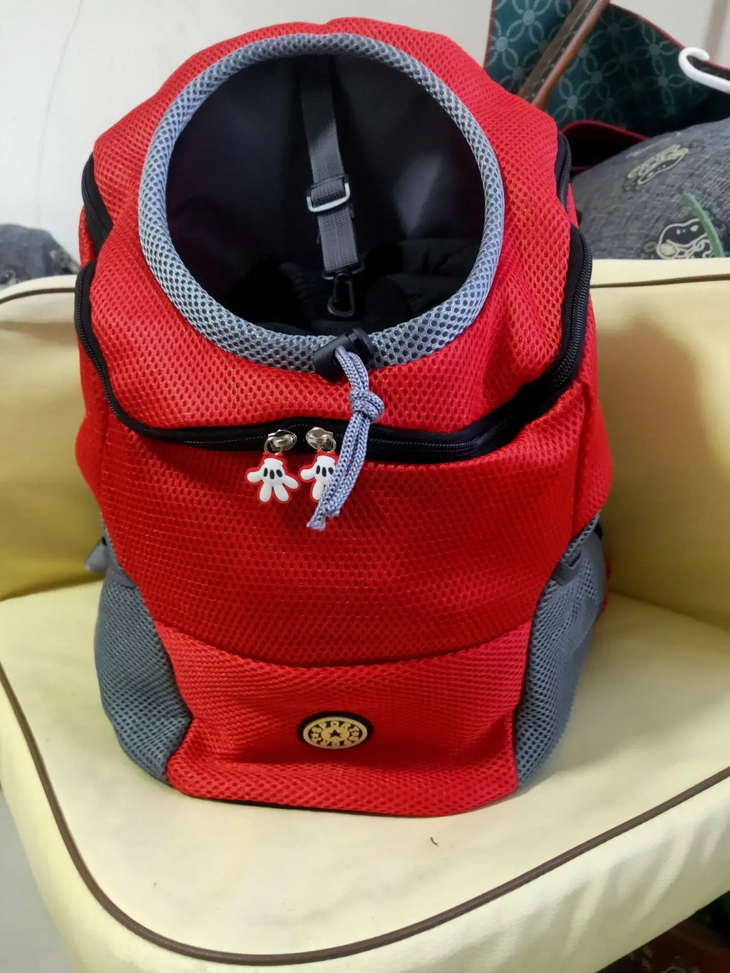 Pet Backpack Breathable Women's Backpack Chest Bag Dog Portable Travel Cat Bag Pet Supplies Cat Bag Small Pet Backpack