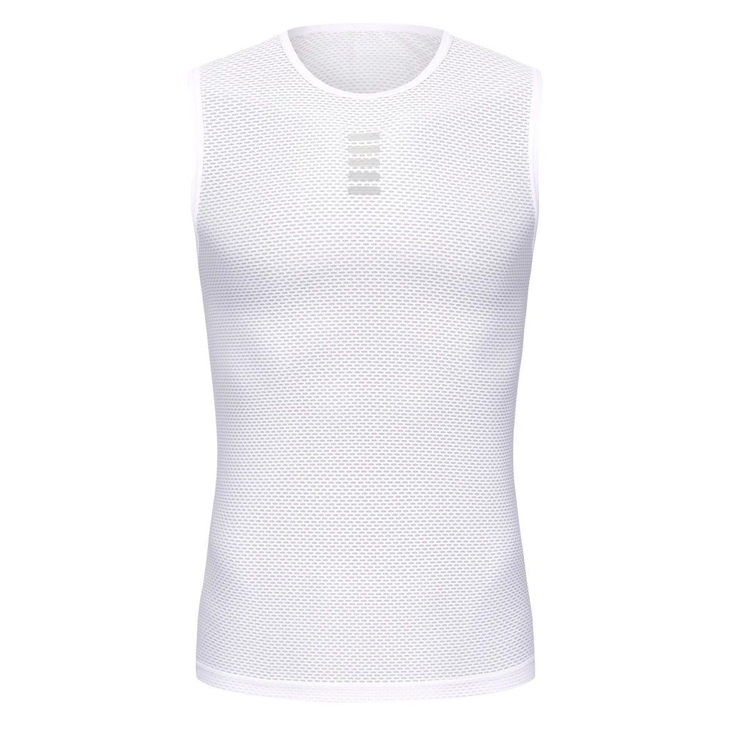 Cycling Reflective Base Layer  Underwear White Cycling Jersey Sport Vest Men Undershirt Quick Dry Elastici Vest Road Bike Jersey