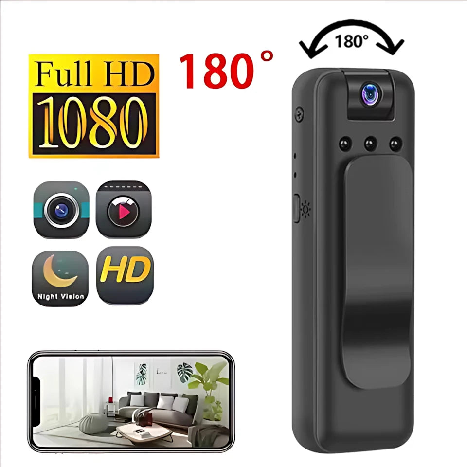 1080P HD Mini Camera Portable Small Digital Video Recorder Surveillance Camcorder Night Vision Video Police BodyCam Infrared