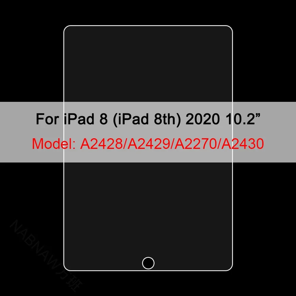 3pcs Tempered Glass For iPad 10 9 8 7 Air 5 4 3 Pro 11 12.9 2022 Screen Protector For iPad 10.2 9th 8th 7th Mini 6 5 Glass Film