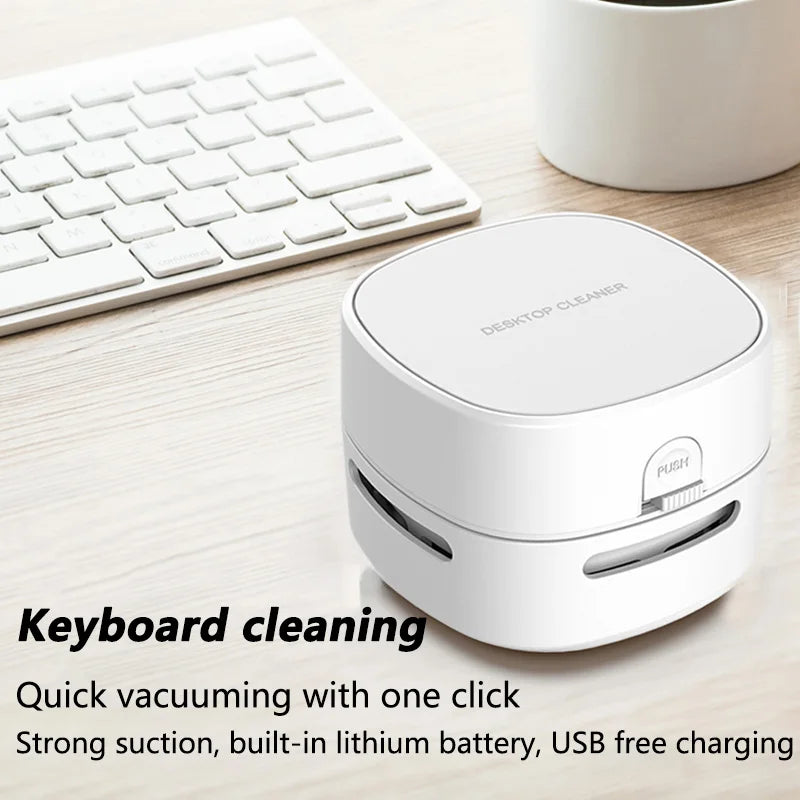 Handheld Desktop Vacuum Cleaner Mini Portable Table Dust Vacuum Table Sweeper Desktop Keyboard Cleaning Tools For Home 2025 New