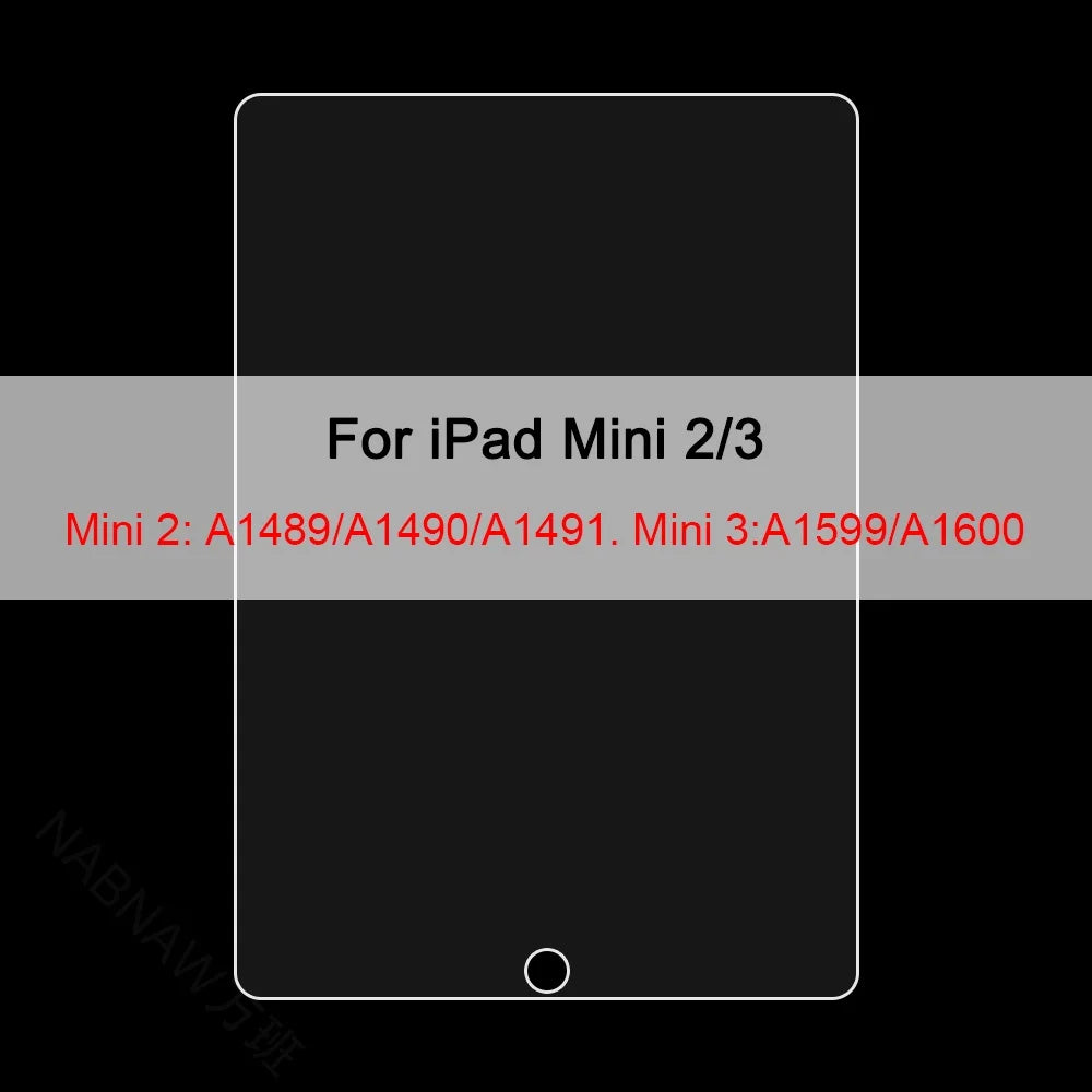3pcs Tempered Glass For iPad 10 9 8 7 Air 5 4 3 Pro 11 12.9 2022 Screen Protector For iPad 10.2 9th 8th 7th Mini 6 5 Glass Film