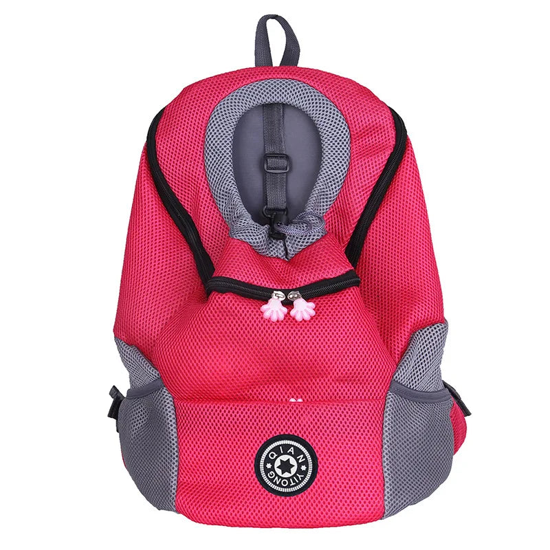 Pet Backpack Breathable Women's Backpack Chest Bag Dog Portable Travel Cat Bag Pet Supplies Cat Bag Small Pet Backpack