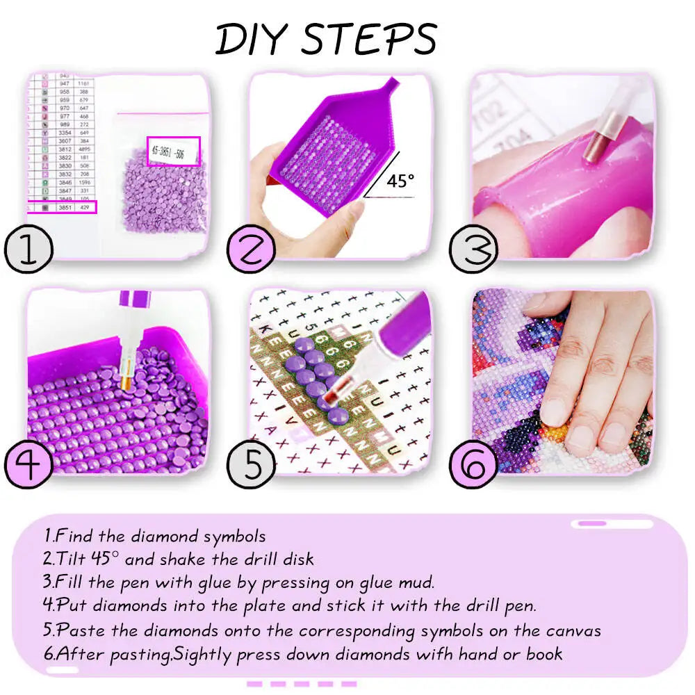 Huacan New Arrivals 2025 Diamond Painting Seaside Mountain Diamond Mosaic Landscape Complete Kit Craft kit