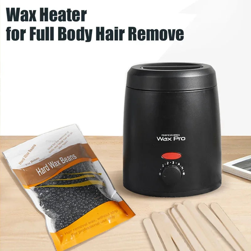 Wax Warmer Rapid Heating Painless Hair Removal Professional Electric Wax Machine Depilatory Waxing Beans Melter PotTool Epilator
