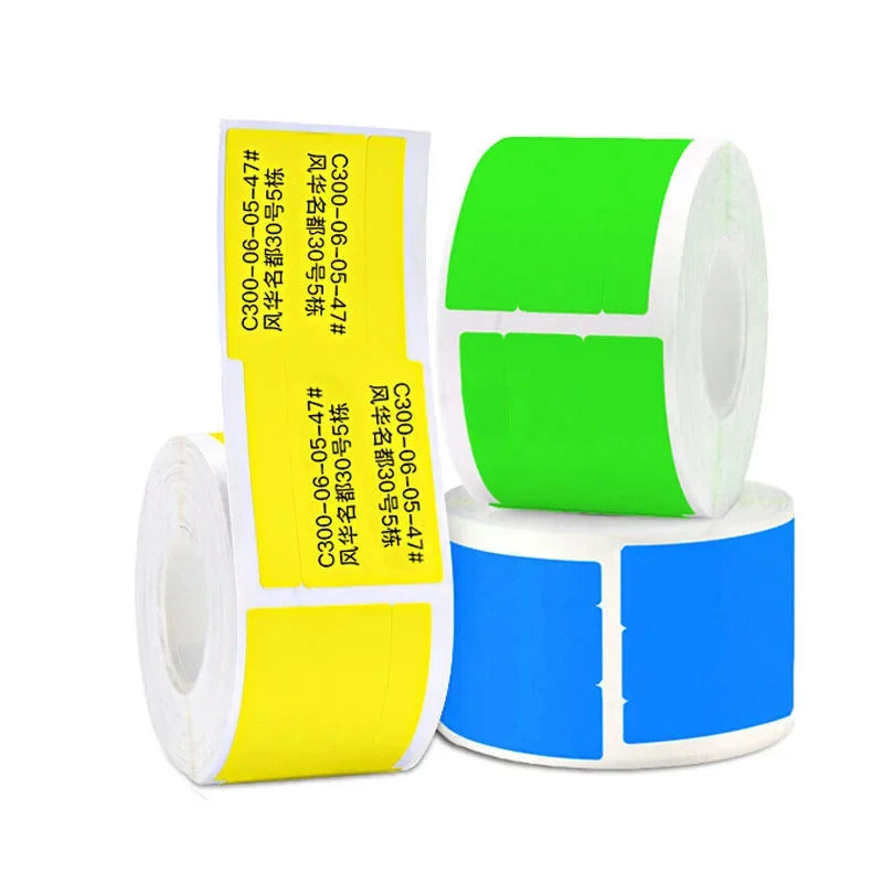 Wireless thermal label printer - suitable for printing product, address and price labels, ink-free, easy to use with smartphones