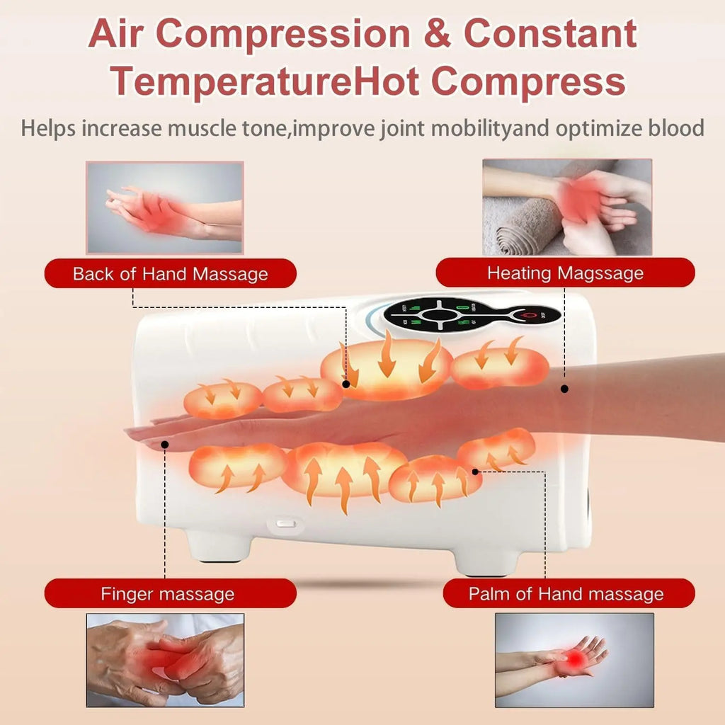 Hand massager, birthday gift for women, gift for mom, hand massager with heat, electric hand massager, wir