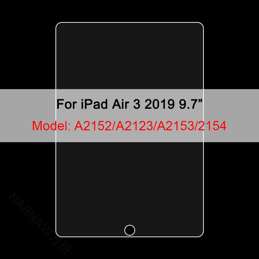 3pcs Tempered Glass For iPad 10 9 8 7 Air 5 4 3 Pro 11 12.9 2022 Screen Protector For iPad 10.2 9th 8th 7th Mini 6 5 Glass Film