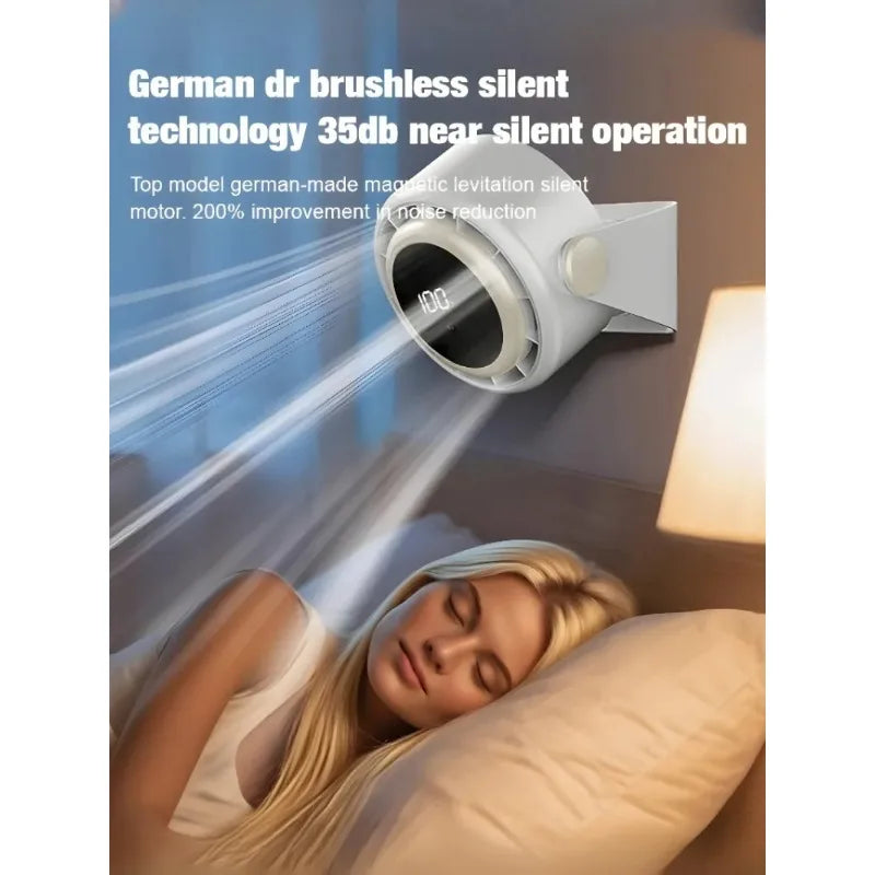 Desktop Style Desktop Fan, Home Office Small Silent Electric Fan, Adjustable Angle Display, High Battery Level, Wind Power Fan