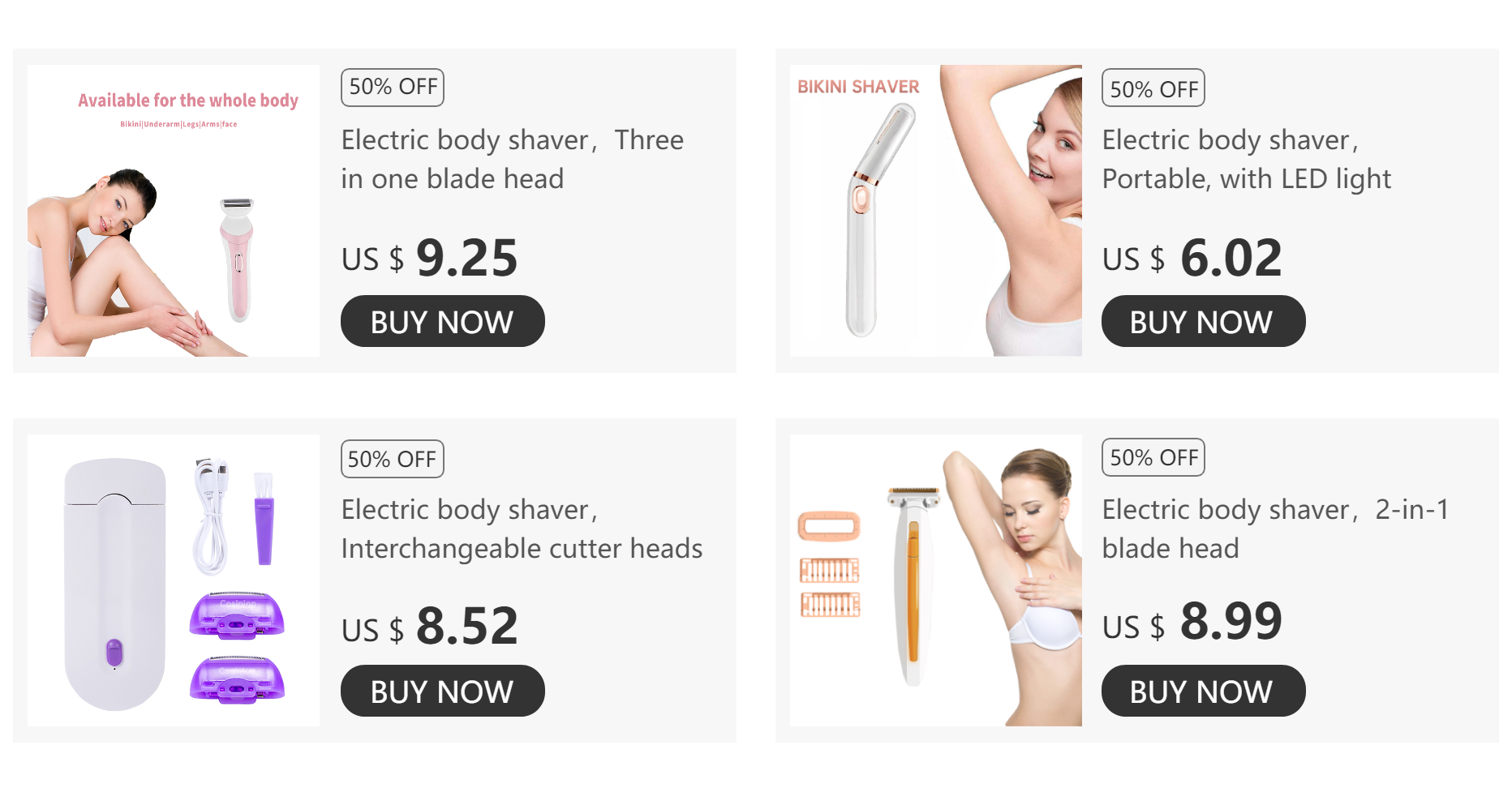 Professional Painless Hair Removal Kit Laser Touch Epilator  Usb Rechargeable Body Face Leg Bikini Remove Depilador Shaver