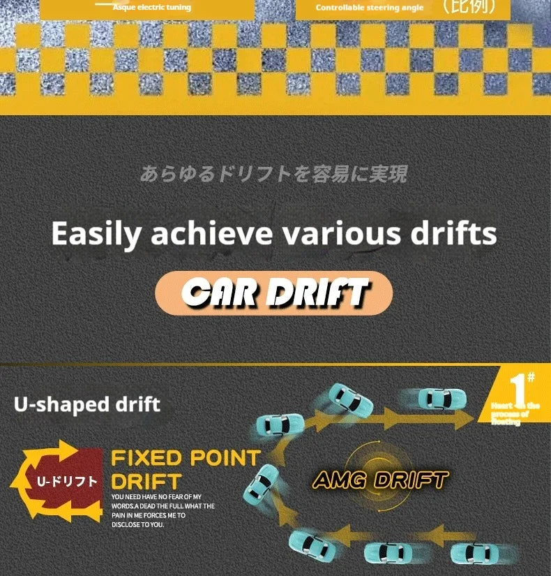 New 1:18 Adorable Mx-5 Miata Rx7 Rc Drift Car 2.4g Esp Gyro Flip-Up Light Full Scale Remote Control Toy Car Kid Adult Xmas Gift