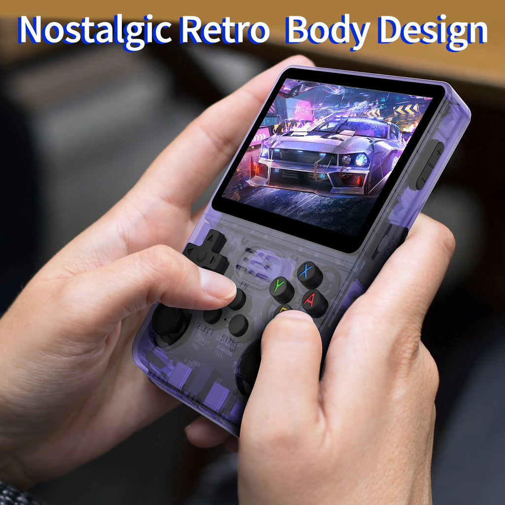 Open Source R36S Retro Handheld Game Console 3.5 Inch IPS Screen RK3326 Chip 15000+Games 64/128GB Portable Pocket Video Player