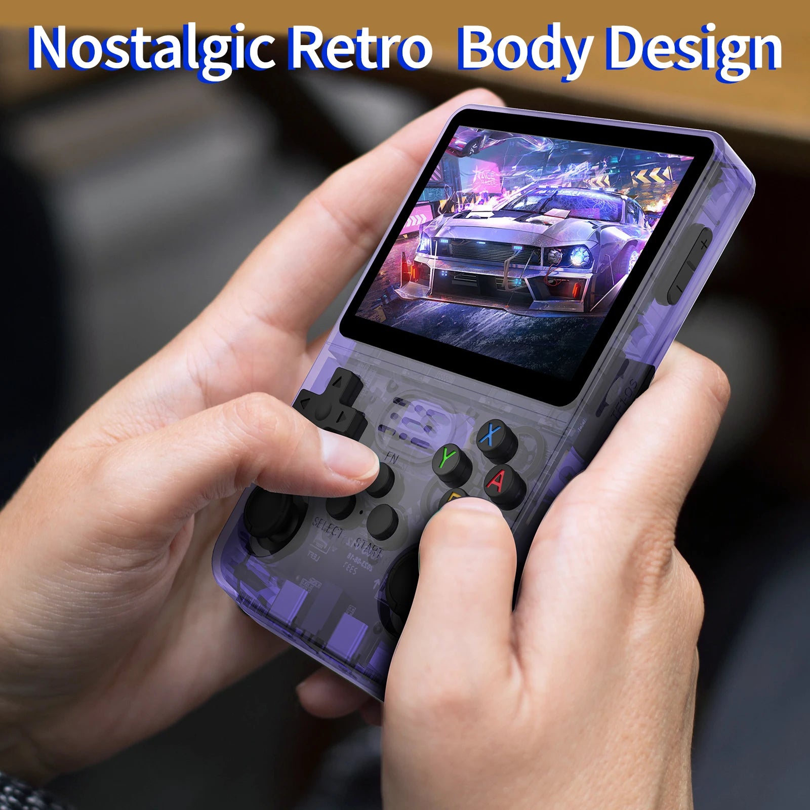 Open Source R36S Retro Handheld Game Console 3.5 Inch IPS Screen RK3326 Chip 15000+Games 64/128GB Portable Pocket Video Player