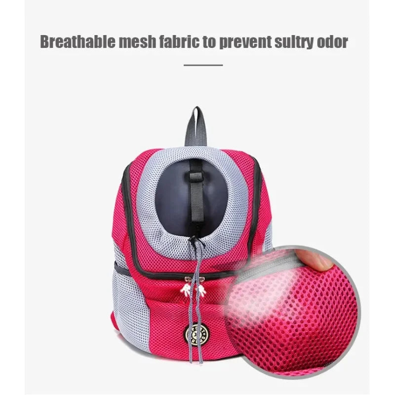 Pet Backpack for Small Medium Dogs Pet Dog Transport Backpack Travel Breathable Dog Carrier Puppy Carrier Pets Carrying Supplies