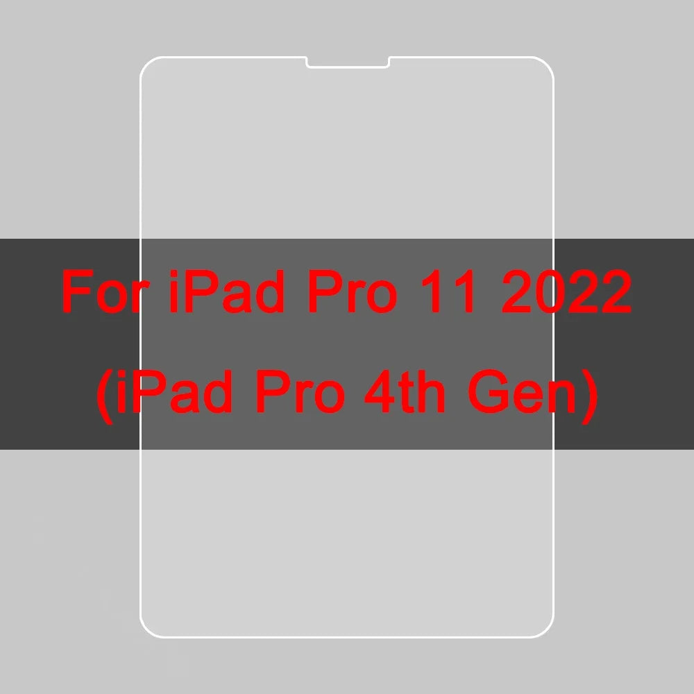 3pcs Tempered Glass For iPad 10 9 8 7 Air 5 4 3 Pro 11 12.9 2022 Screen Protector For iPad 10.2 9th 8th 7th Mini 6 5 Glass Film