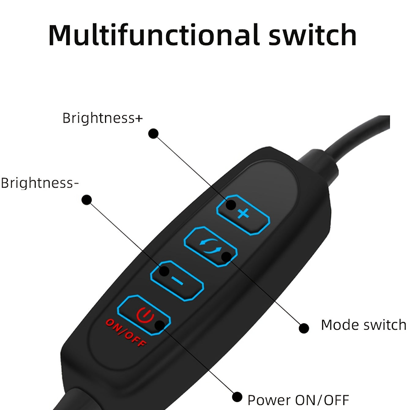 [Professional Fill Light Set] 10 Inch Professional Fill Light Set with 360° Rotation & Multifunctional Switch - Perfect for Photography & Videography!